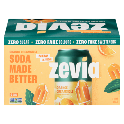 Zevia Soda Orange Creamsicle 6x355.0 ml, $0.38/100ml
