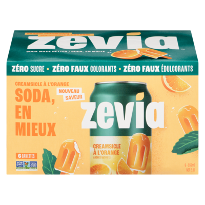 Zavia Soda creamsicle à l'orange 6x355.0 ml, 0,38 $/100ml
