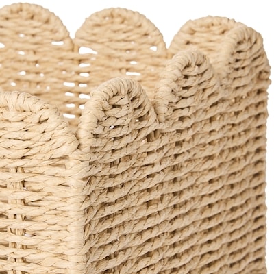 Scalloped Storage Baskets 2 Piece Set