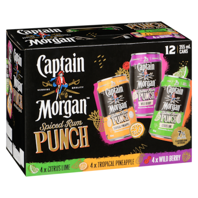 Flavoured Rum Beverage Spiced Rum Punch (ID required at pick-up)