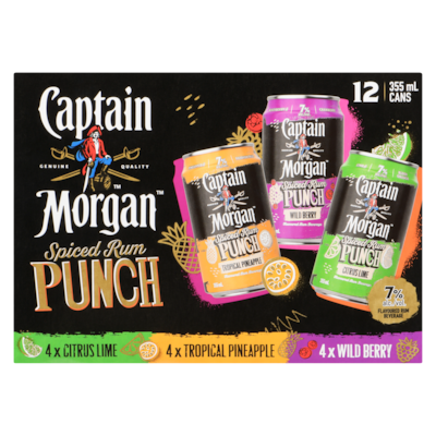 Flavoured Rum Beverage Spiced Rum Punch (ID required at pick-up)
