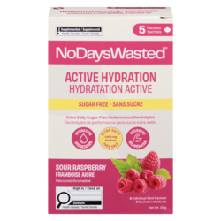No Days Wasted Hydration Replenisher Sugar Free Sour Raspberry Flavoured 30 g, $39.97/100g
