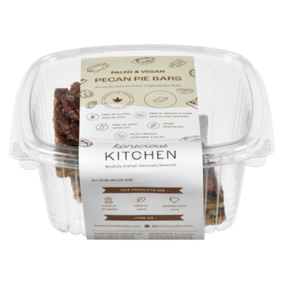 Konscious Kitchen Paleo & Vegan Pecan Pie Bars 180 g, $7.77/100g