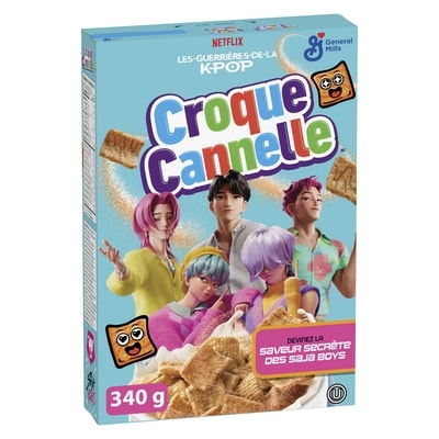 General Mills Croque Cannelle Saveur secrète des Saja Boys 340 g, 2,35 $/100g