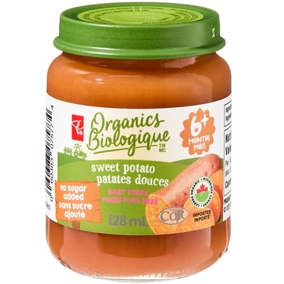 PC Organics Organics Sweet Potato Baby Puree 128 ml, $1.56/100ml