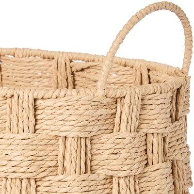 Paper Rope Basket with Top Handles - 10.63 in