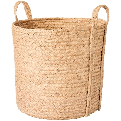 null Panier de rangement en jacinthe d’eau avec poignées 1 ea, 35,00 $/1ch