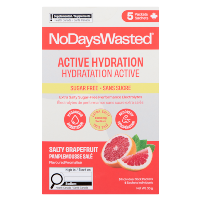 Hydration Replenisher Sugar Free Salty Grapefruit Flavoured
