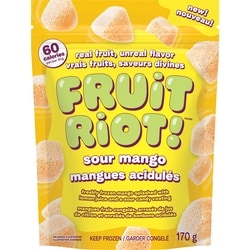 FRUIT RIOT! Frozen Candy Sour Mango 170 g, $4.70/100g