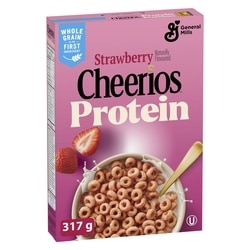 General Mills Protein Strawberry Breakfast Cereal 317 g, $1.74/100g