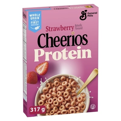 General Mills Protein Strawberry Breakfast Cereal 317 g, $1.58/100g