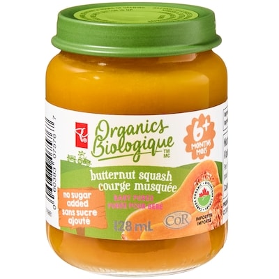 PC Organics Organics Butternut Squash Baby Puree 128 ml, $1.56/100ml