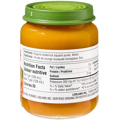 Purée pour bébé Biologique à la courge musquée