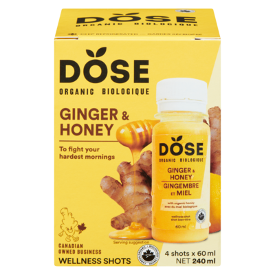 Dose Wellness Shots Ginger & Honey Organic 4x60.0 ml, $5.41/100ml