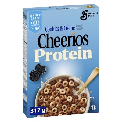 General Mills Cheerios Protein Cookies & Crème Cereal 317 g, $1.58/100g