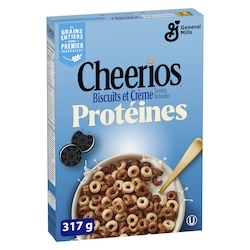 General Mills Cheerions Biscuits et Crème Protéines Céréales 317 g, 1,58 $/100g