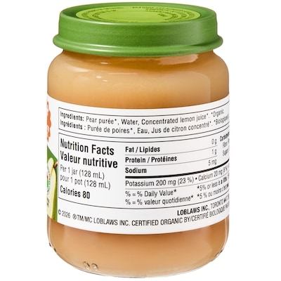 Organics Pear Baby Puree