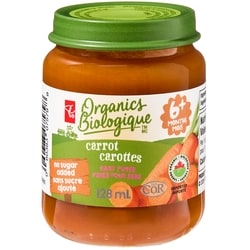 PC Organics Organics Carrot Baby Puree 128 ml, $1.56/100ml