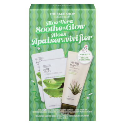 The Face Shop Aloe Vera Soothe & Glow 1 ea, $16.00/1ea