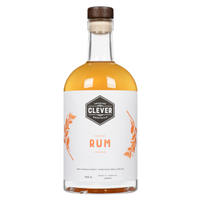 Clever Mocktails Non-Alcoholic Spirit Flavoured Rum 750 ml, $2.67/100ml