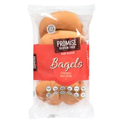 Promise Gluten Free Plain Bagels 280 g, $3.21/100g