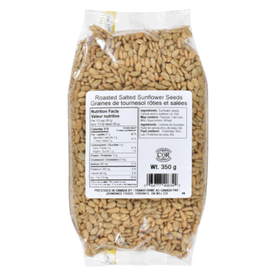 Johnvince Foods Roasted Salted Sunflower Seeds 350 g, $0.86/100g