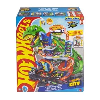 Hot Wheels City-Garage T-Rex Ultime-Garage Avec 2 Véhicules 1 ea, 235,00 $/1ch