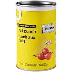 Sans Nom Concentré de boisson congelé, punch aux fruits 283 ml, 0,80 $/100ml