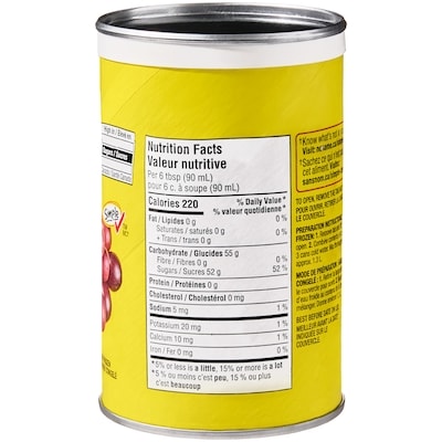 Grape Punch Frozen Beverage Concentrate
