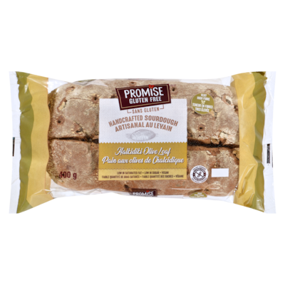 Promise Gluten Free Handcrafted Sourdough Halkidiki Olive Loaf 400 g, $2.37/100g