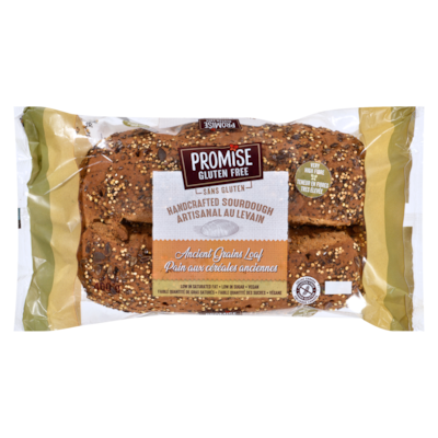 Promise Gluten Free Handcrafted Sourdough Ancient Grains Loaf 400 g, $2.37/100g