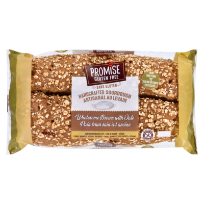 Promise Gluten Free Handcrafted Sourdough Wholesome Brown With Oats 400 g, $2.37/100g
