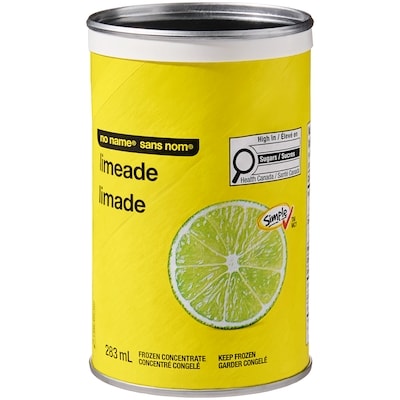 No Name Limeade Frozen Concentrate 283 ml, $0.80/100ml