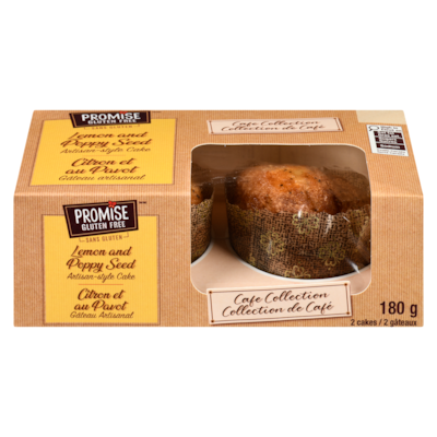 Promise Gluten Free Gâteau artisanal citron et au pavot 180 g, 4,72 $/100g