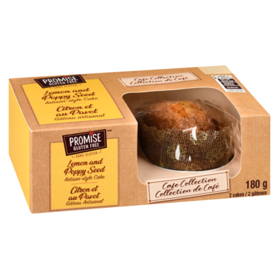 Gâteau artisanal citron et au pavot