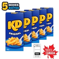 Kraft Original Macaroni & Cheese 1 kg, $0.75/100g