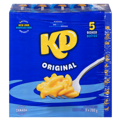 Kraft Macaroni And Cheese Original 1 kg, $0.60/100g
