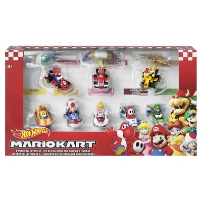 Hot Wheels Super Mario Véhicules Personnages Coffret de 8 (SEULEMENT ICI) 8 ea, 9,50 $/1ch