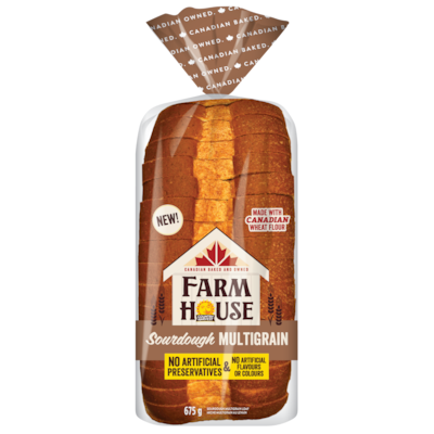 Farmhouse Sourdough Multigrain Loaf 675 g, $0.67/100g