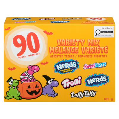 Wonka Assorted Treats Variety Mix 899 g, $2.22/100g