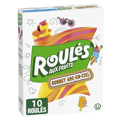Betty Crocker Roulés aux fruits Sorbet Arc-en-ciel 141 g, 2,48 $/100g