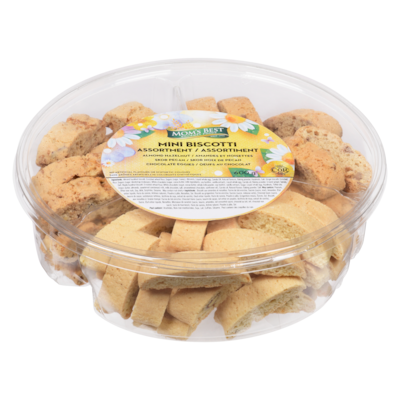 Mom's Best Mini Biscotti Assortment 600 g, $2.67/100g