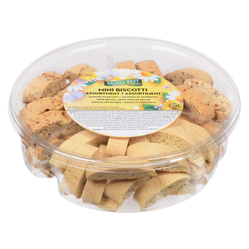 ミニー&モスコウィッツ('71米) Mom's Best Mini Biscotti Assortment - 600 g | Fortinos