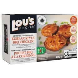 Lous Fully Cooked Korean Style BBQ Chicken 400 g, $2.50/100g