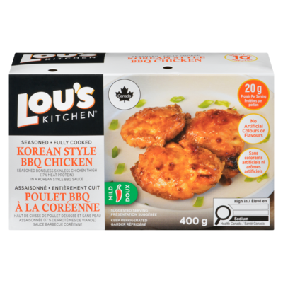 Lous Korean Style Bbq Chicken 400 g, $3.00/100g