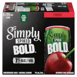 Simply Alcoholic Malt Beverage Cherry Limeade (ID required at pick-up) 6x355.0 ml, $0.75/100ml