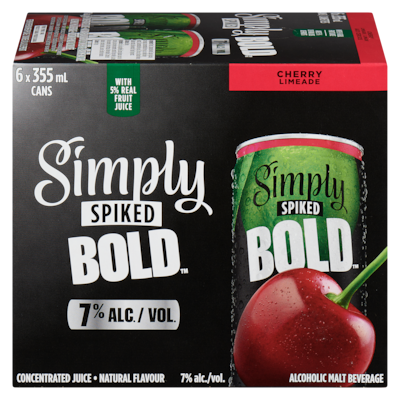 Simply Alcoholic Malt Beverage Cherry Limeade (ID required at pick-up) 6x355.0 ml, $0.77/100ml