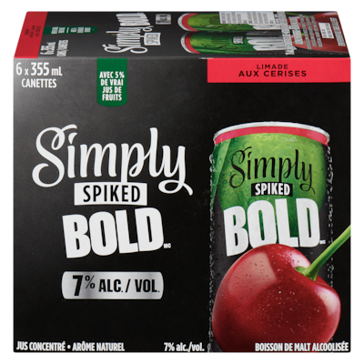 Simply Boisson de malt alcoolisée limade aux cerises (Pièce d’identité requise au moment du ramassage) 6x355.0 ml, 0,77 $/100ml