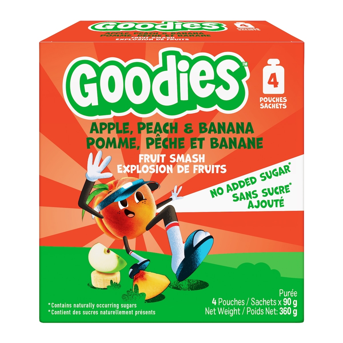 Baby Gourmet Kids Snack Fruit Smash Pouch