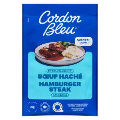 Cordon Bleu Sauce Mix, Hamburger Steak 26 g, $5.77/100g